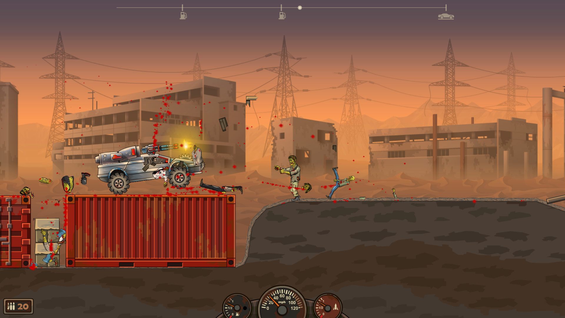 死亡战车2|200M大小|官方中文|支持手柄|Earn to Die 2