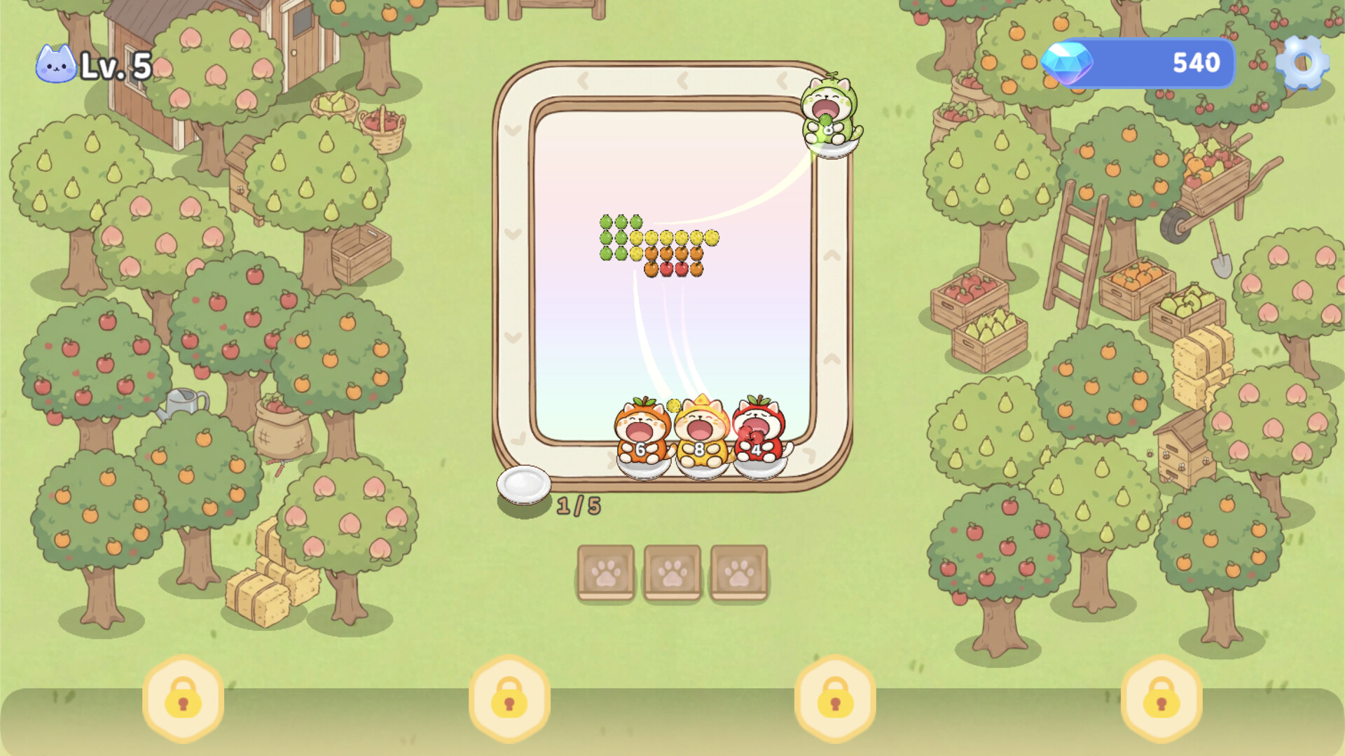 美味喵：吃吃拼图 游戏截图 1