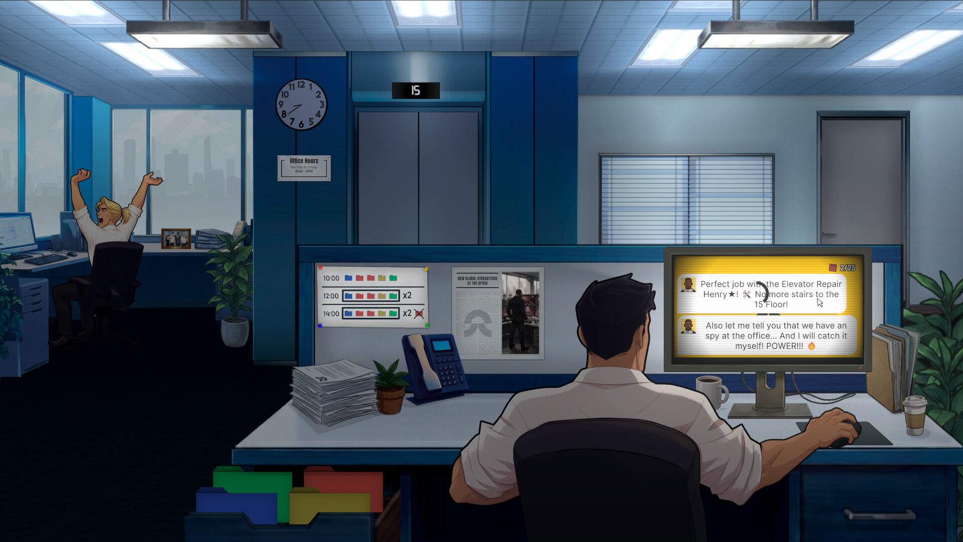 图片[4]-上班摸鱼模拟器 (Office Leveling) Build.24448459 [中文][0.32G]-极客游戏