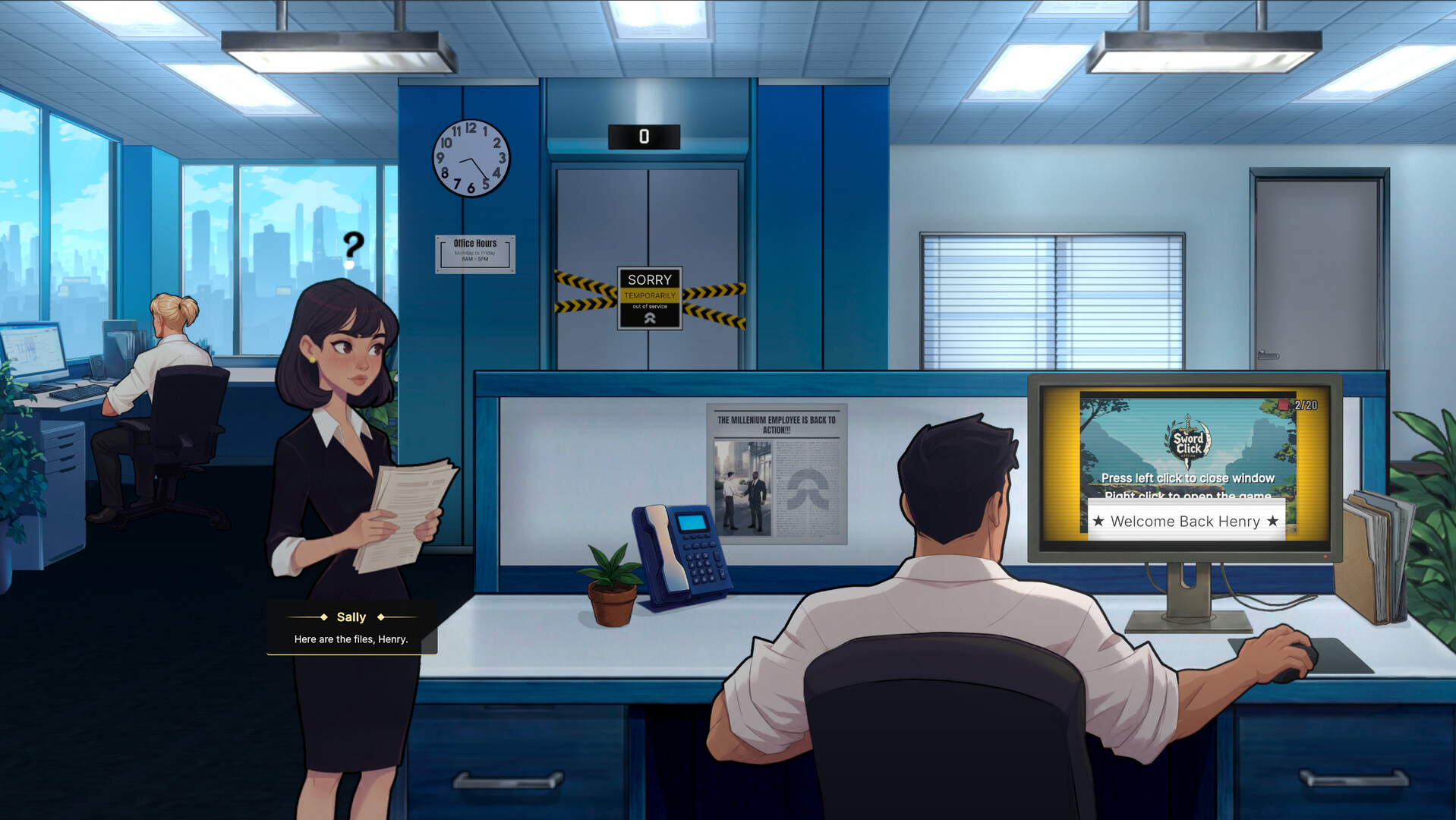 图片[2] - 《上班偷玩游戏模拟器 Office Leveling》v1.53-Build 24416898官中免安装-简中326.2MB - steam宝儿.com