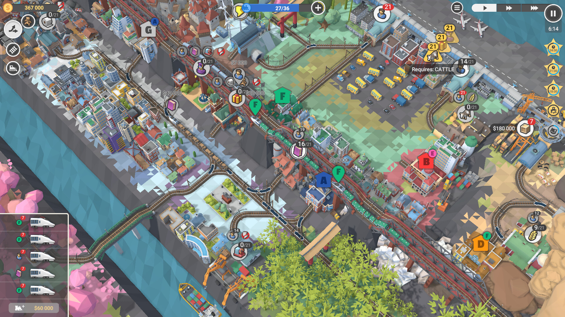 《火车山谷2(Train Valley 2)》|Build 24775501+Workshop Gems - Onyx+全DLC|中文|免安装硬盘版 《火车山谷2(Train Valley 2)》|Build 24775501+Workshop Gems - Onyx+全DLC|中文|免安装硬盘版