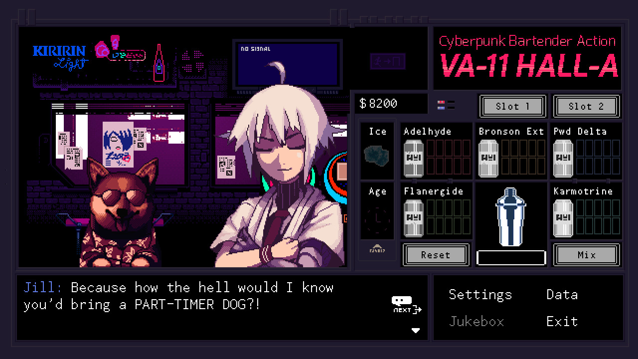 VA-11 HALL-A：赛博朋克酒保行动|200M大小|官方中文|VA-11 Hall-A: Cyberpunk Bartender Action