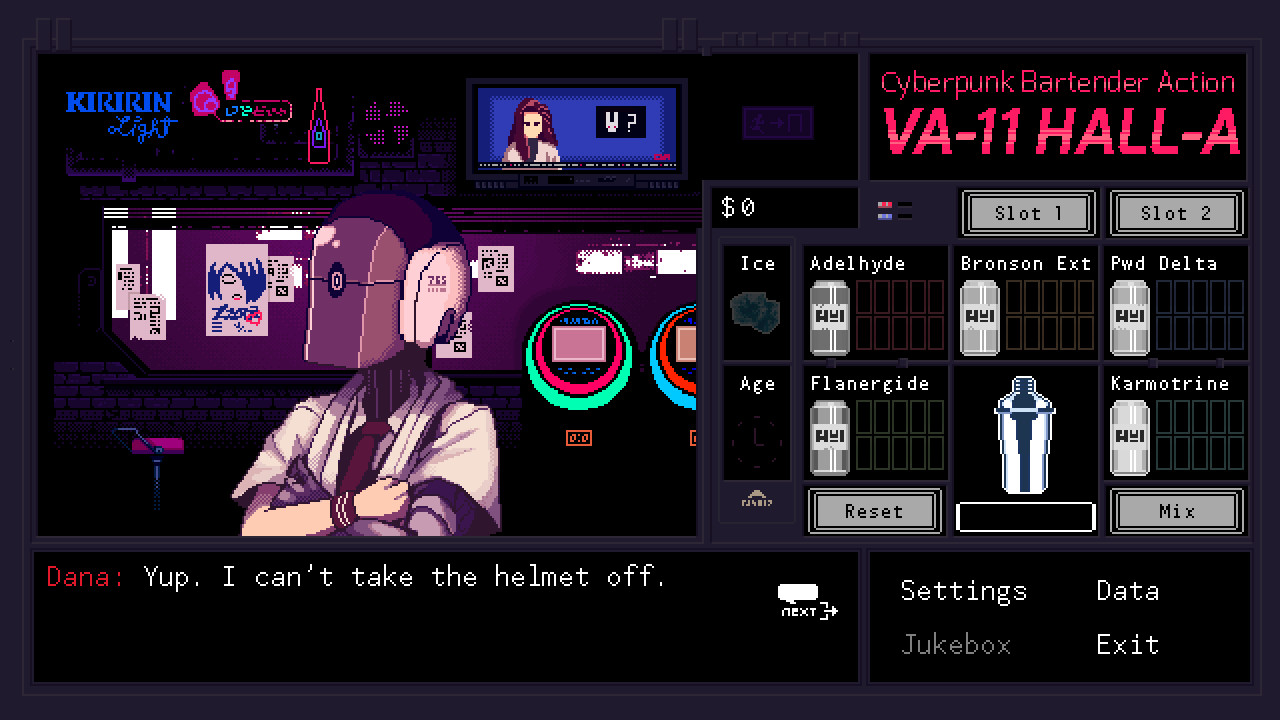 VA-11 HALL-A：赛博朋克酒保行动|200M大小|官方中文|VA-11 Hall-A: Cyberpunk Bartender Action