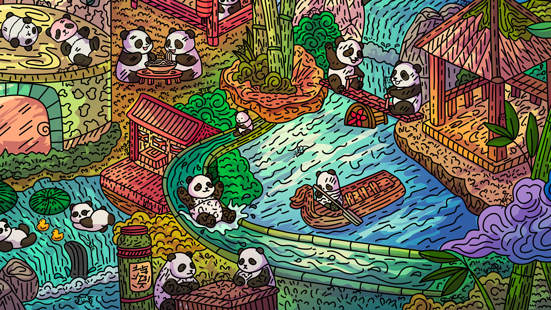 图片[4]-100只熊猫猫/100 Panda Cats-苏白资源