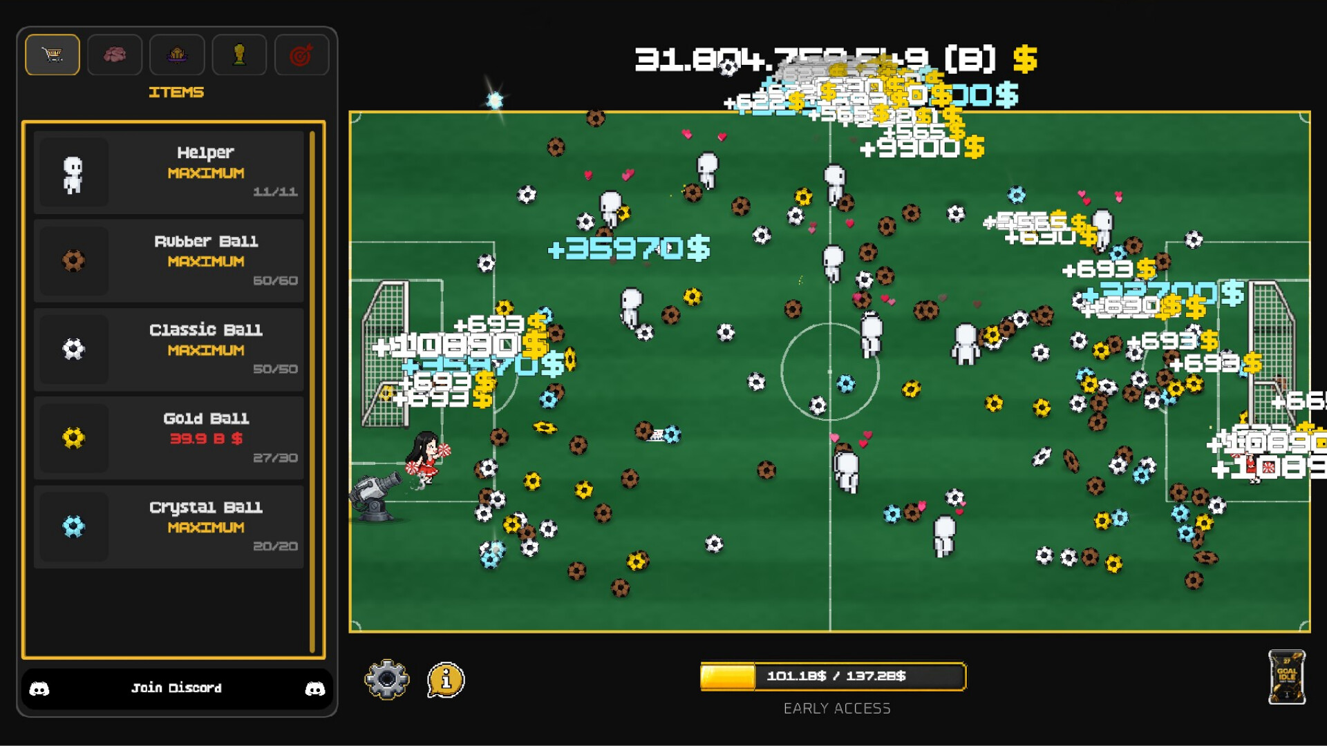 Goal Idle – 挂机足球 游戏截图 2