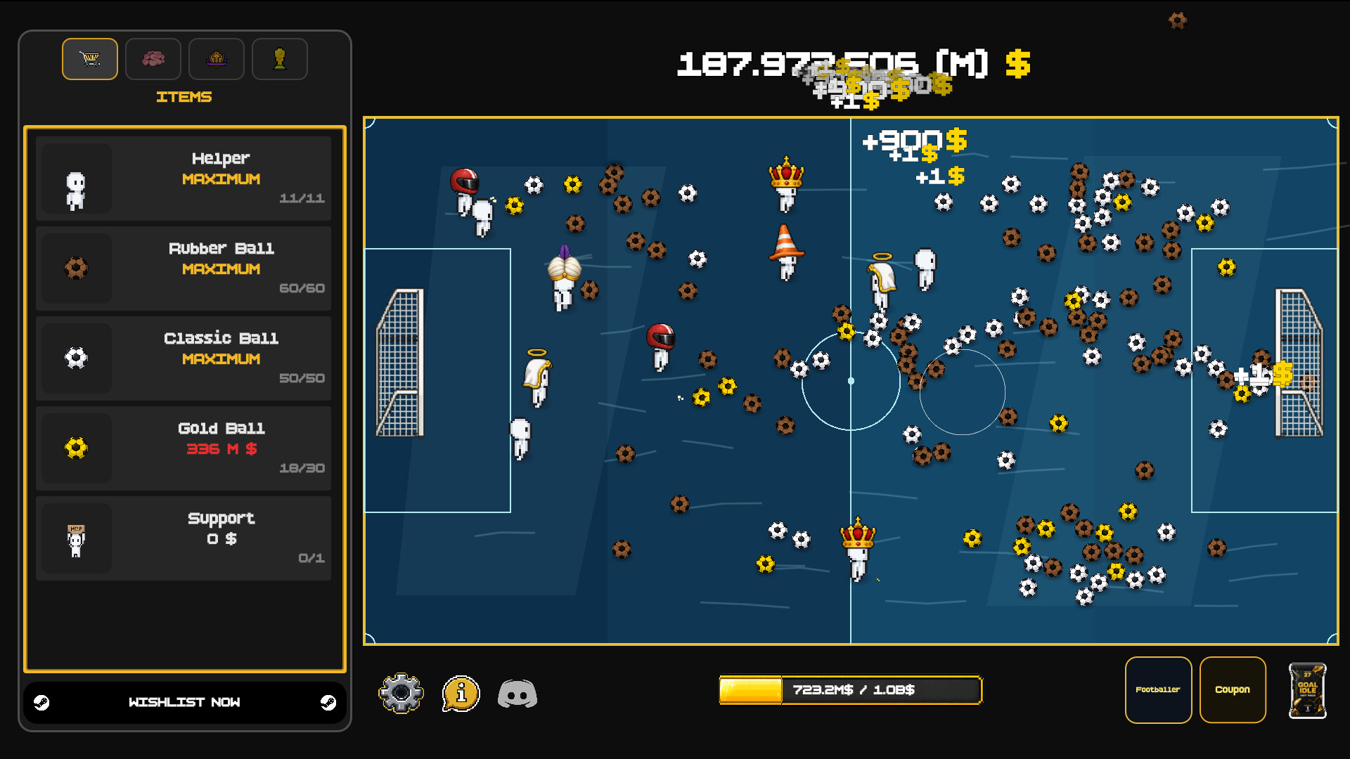 Goal Idle – 挂机足球 游戏截图 3