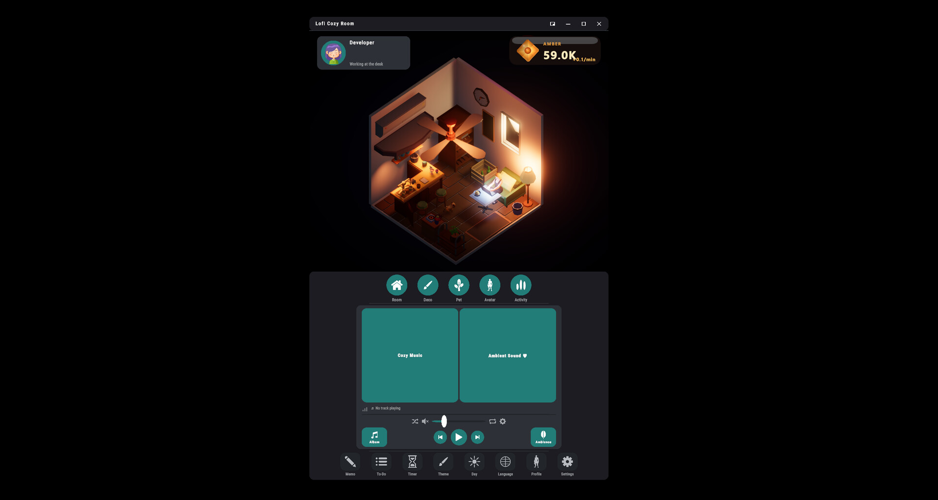 图片[3]-《Lofi Cozy Room》Build.24475927 [中文][1.52G]-极客游戏