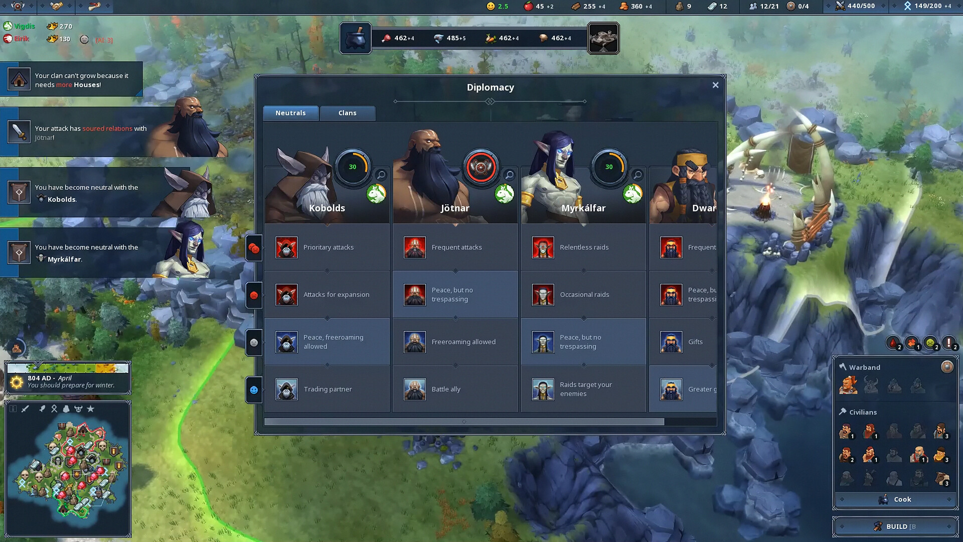 北境之地|v4.2.21.43321|全DLC|官方中文|Northgard：Hræsvelg Clan of the Eagle/北加尔/进化之地/北方花园/白鼬部落 - 12