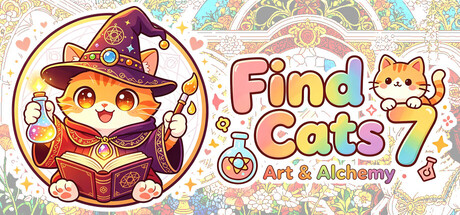 找猫7：艺术与炼金术 (Find Cats 7 Art & Alchemy) Build.23943223 [中文][0.24G]-极客游戏