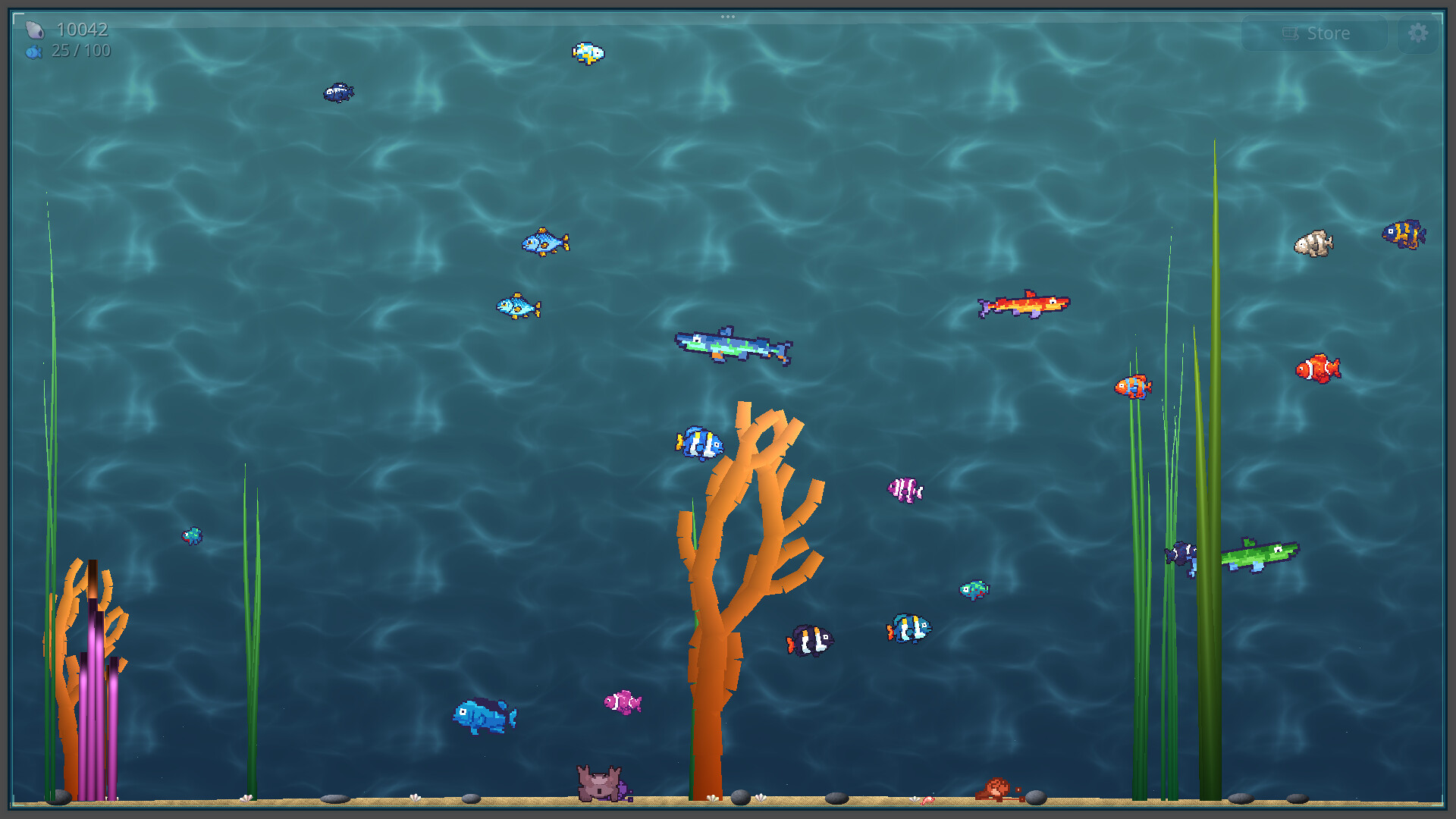 图片[2]-桌面水族馆 (Reefling A Cozy Desktop Aquarium) Build.24461523 [中文][0.13G]-极客游戏