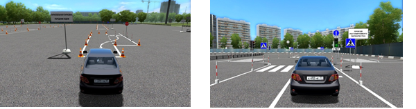 城市汽车驾驶/汽车驾驶模拟器/City Car Driving