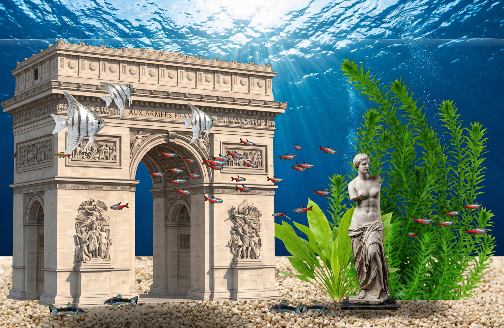 桌面水族馆 游戏截图 1