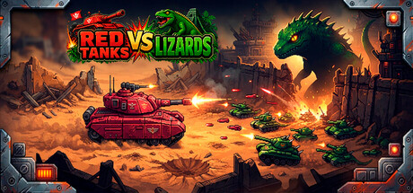 红色坦克vs蜥蜴/Red Tanks vs Lizard-悟界ShareHub
