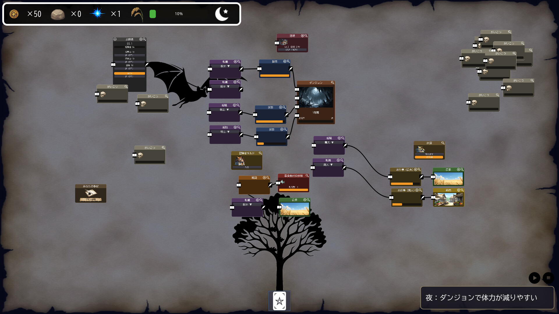 NodeFantasy ～节点养成RPG～/NodeFantasy - A Path-Connecting Management RPG