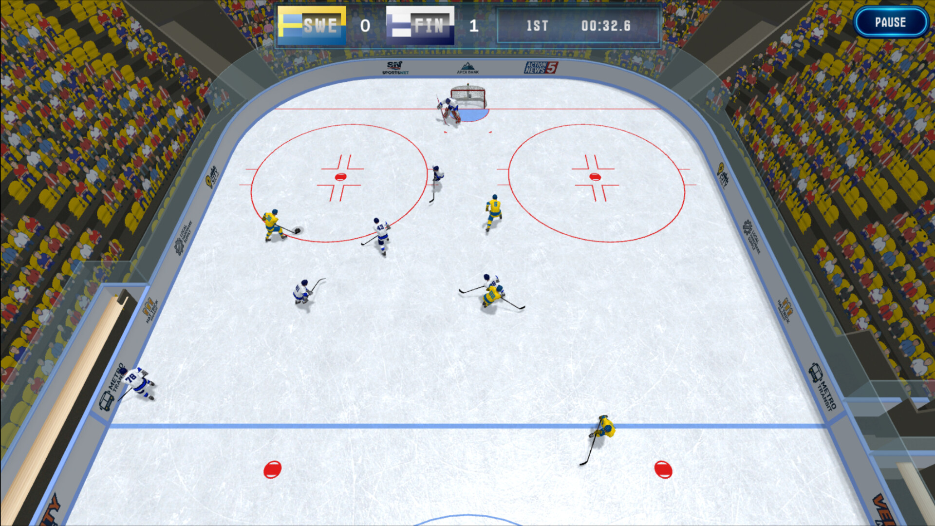 冰球中锋|Center Ice Hockey|官方英文|支持手柄|容量376M