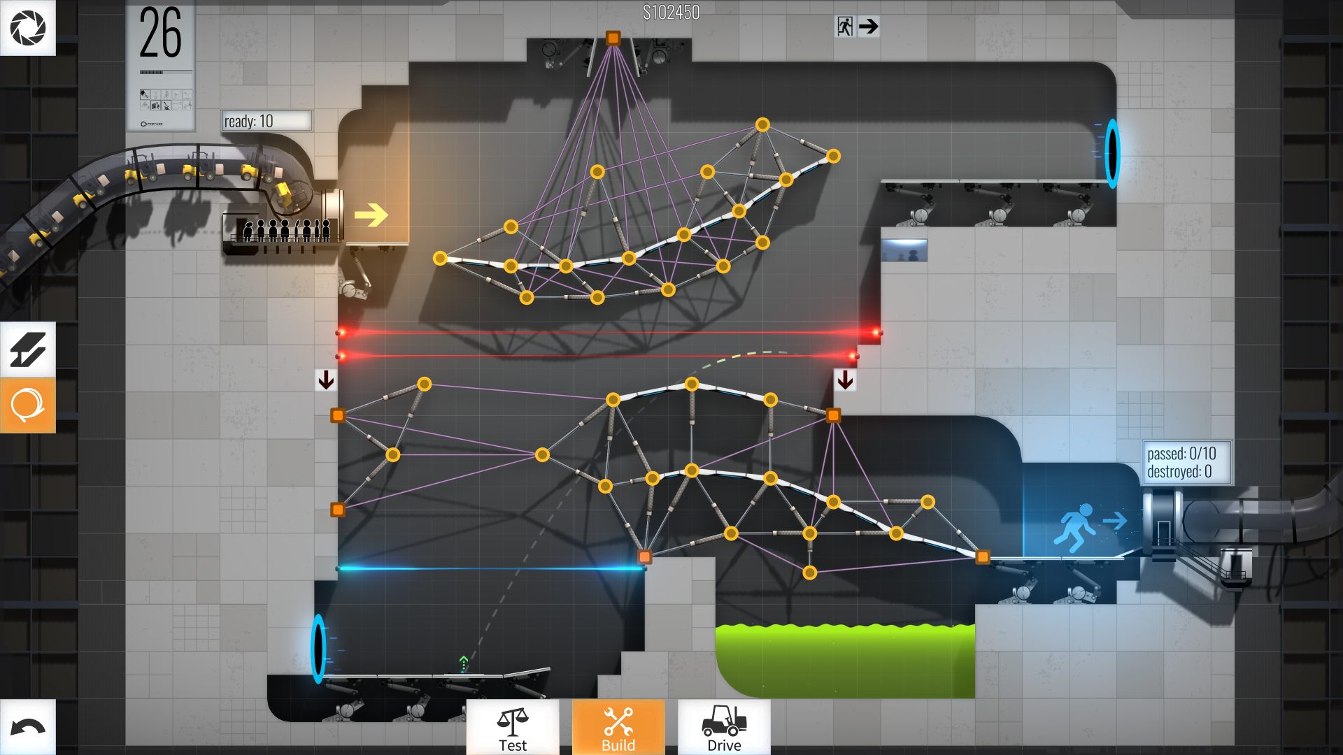 桥梁工程师传送门|官方中文|支持手柄|Bridge Constructor Portal插图2