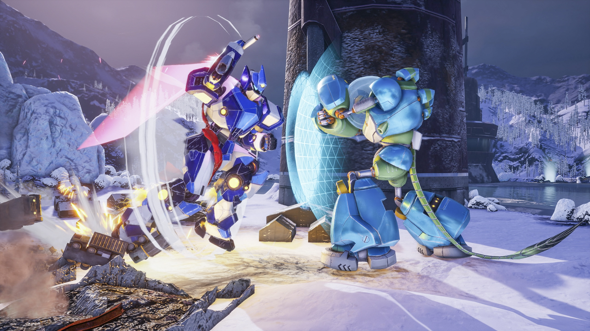 图片[1]-[NS]践踏：机械城乱斗|Override: Mech City Brawl中文-猫叔电玩