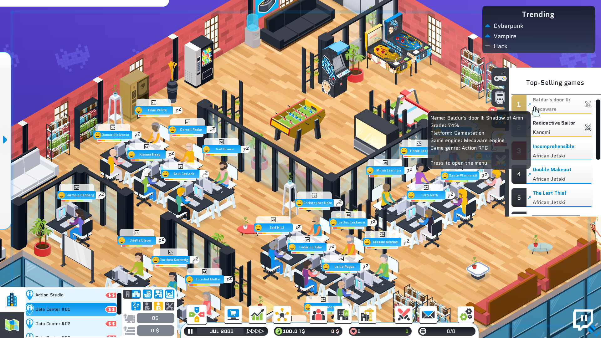 城市游戏工作室|300M大小|官方中文|City Game Studio: a tycoon about game dev|City Game Studio: Your Game Dev Adventure Begins