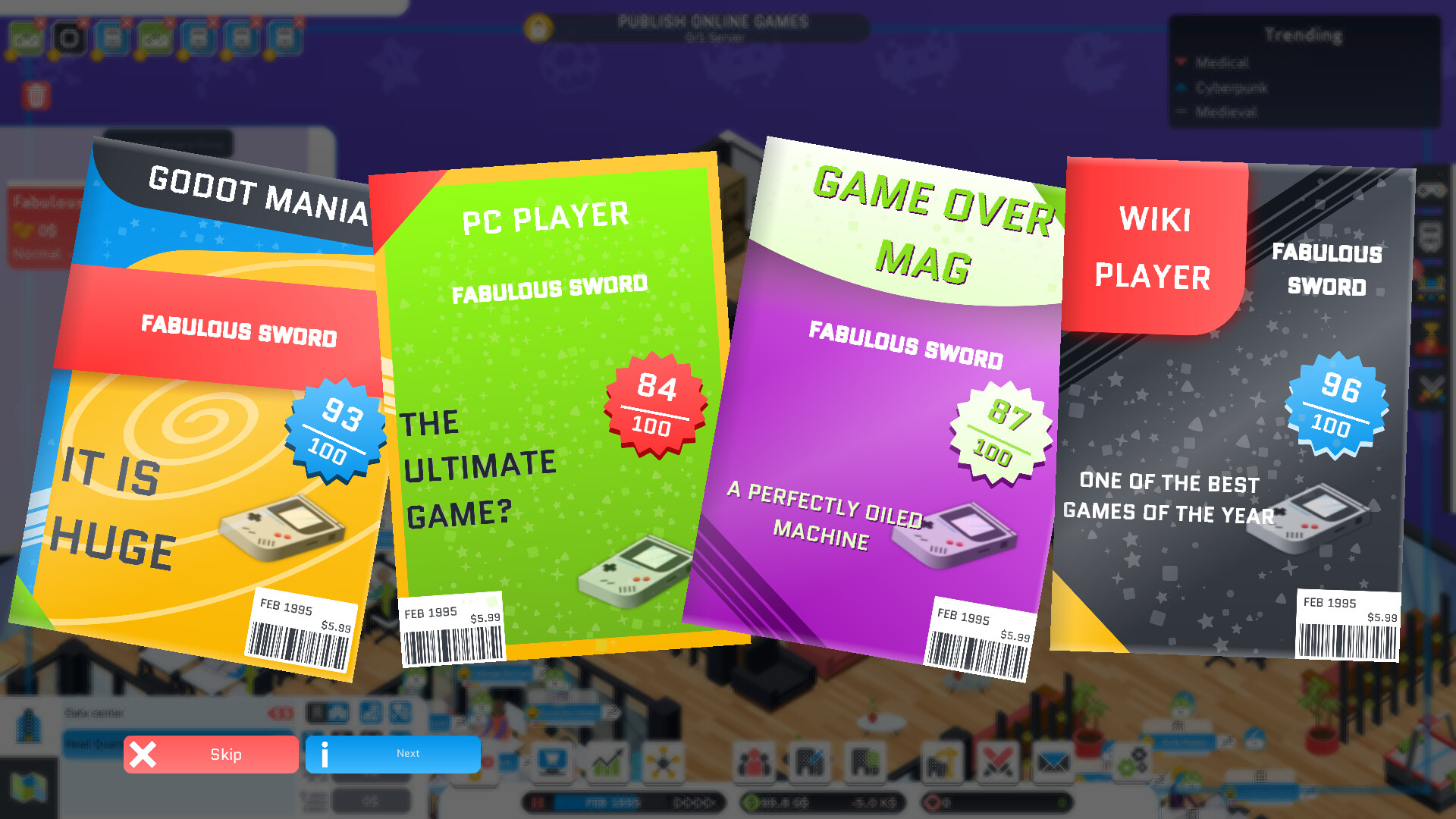 城市游戏工作室|300M大小|官方中文|City Game Studio: a tycoon about game dev|City Game Studio: Your Game Dev Adventure Begins
