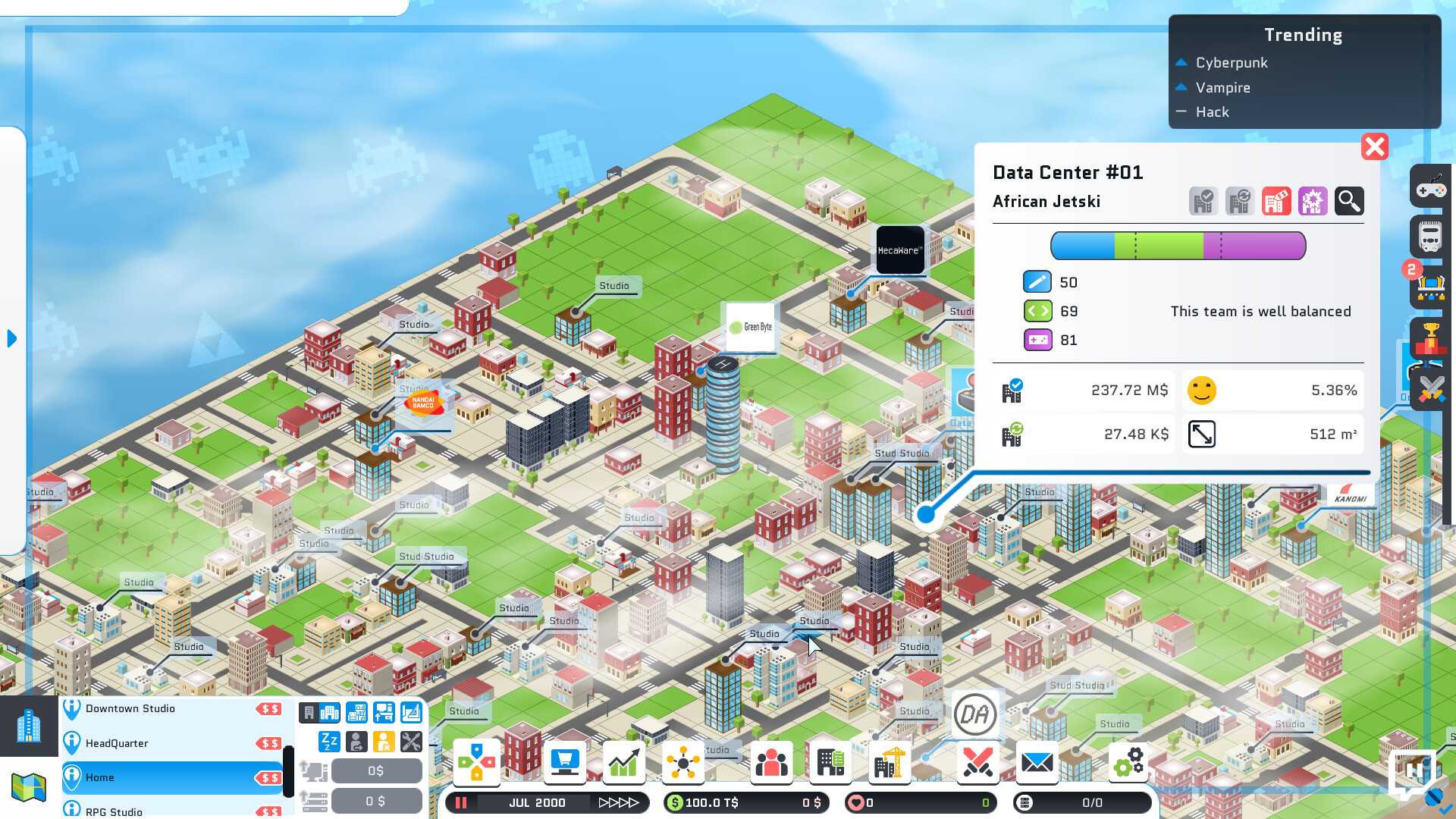 城市游戏工作室|300M大小|官方中文|City Game Studio: a tycoon about game dev|City Game Studio: Your Game Dev Adventure Begins