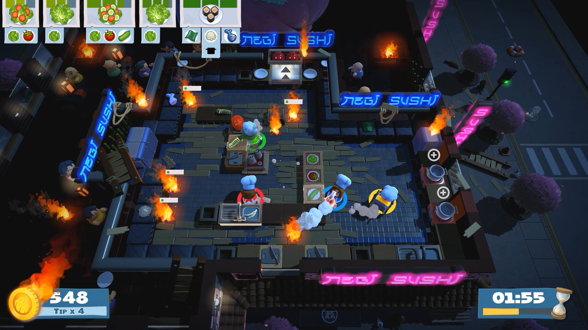 胡闹厨房2|v20250604|全DLC|官方中文|Overcooked! 2|煮糊了2/分手厨房2/胡闹厨房2/地狱厨房 - 20