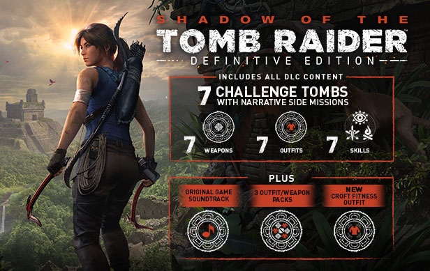 《古墓丽影11：暗影终极版/Shadow of the Tomb Raider: Definitive Edition》v1.0.492.0终极版|容量37.4GB|官方简体中文版