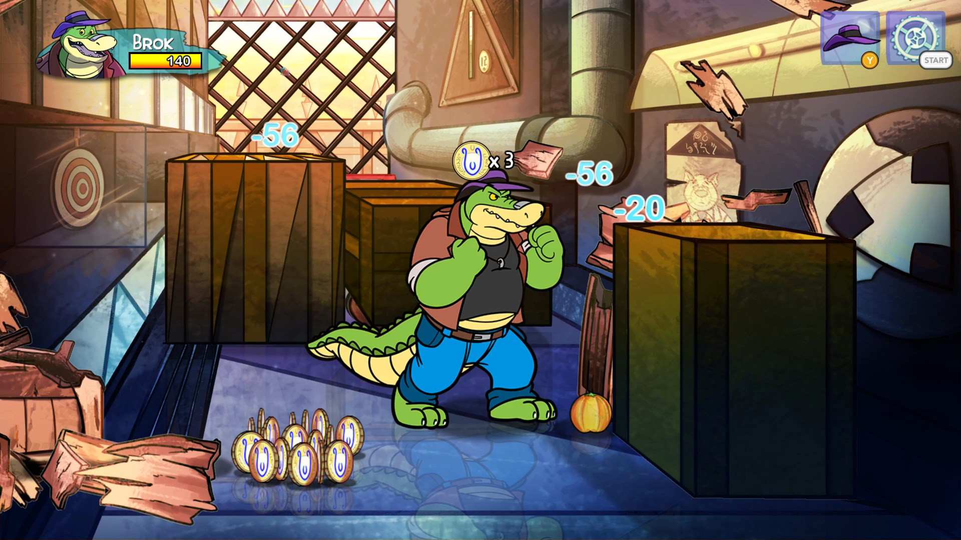 鳄鱼侦探布罗格|v1.5.5.1|官方中文|支持手柄|BROK the InvestiGator - The Brawl Bar - 5