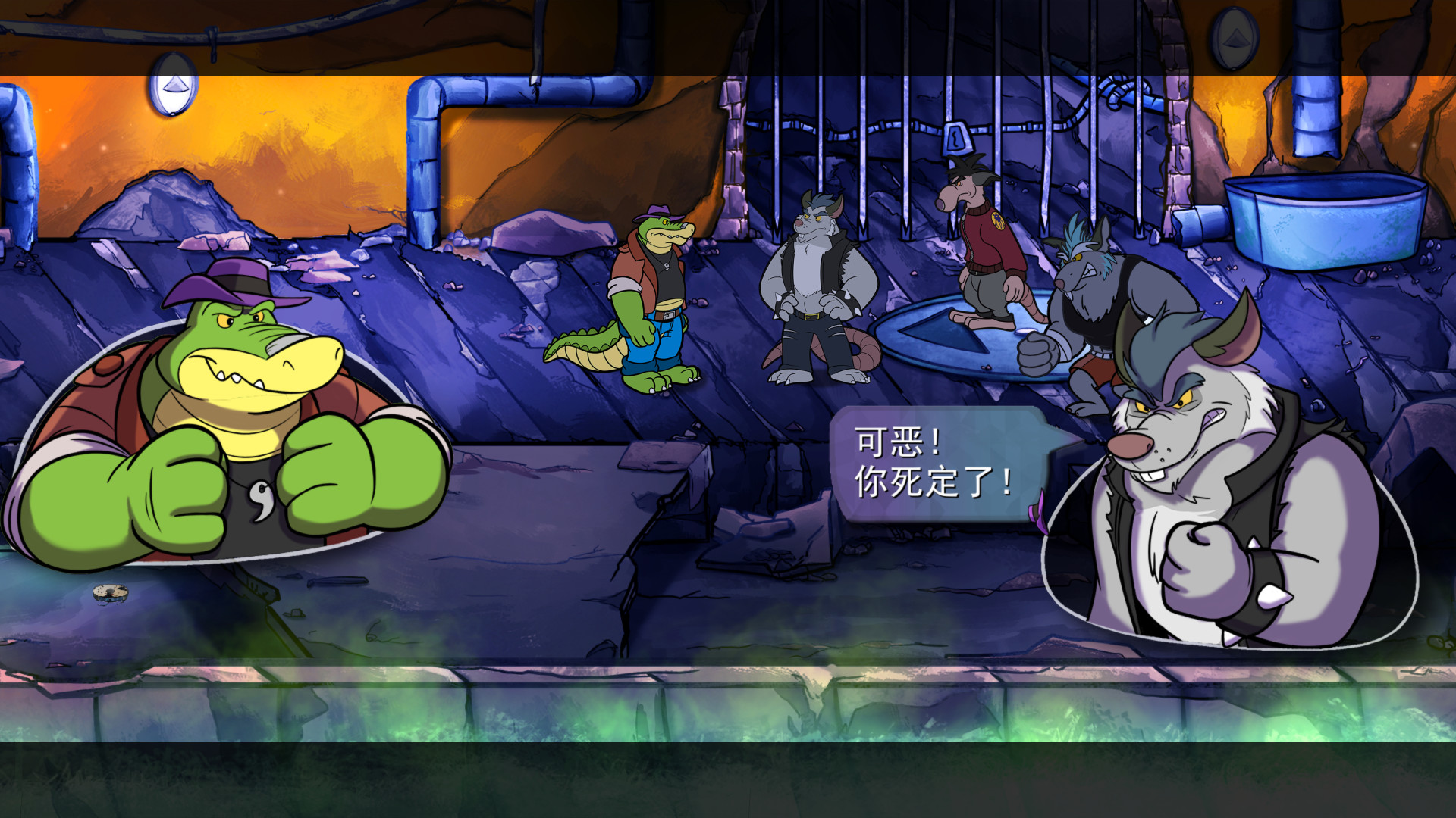 鳄鱼侦探布罗格|v1.5.5.1|官方中文|支持手柄|BROK the InvestiGator - The Brawl Bar - 6