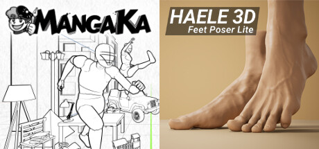 Drawing References: MangaKa & Feet Poser Lite