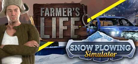 Snow Plowing the Farm