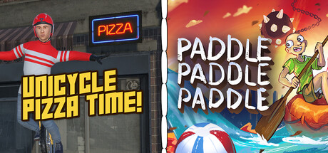 Unicycle Pizza Time! + Paddle Paddle Paddle