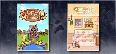Fluffy Kitchen Saga & Cats & Cups