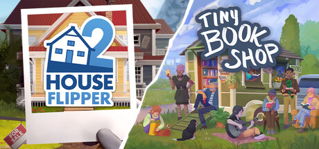 Tiny Bookshop x House Flipper 2