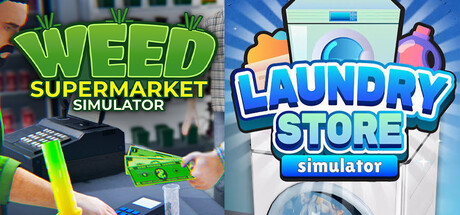 Weed Supermarket Simulator x Laundry Store Simulator