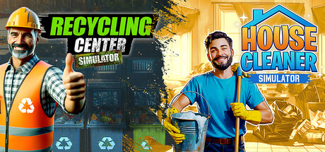House Cleaner Simulator + Recycling Center Simulator