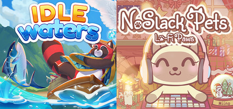 Cozy Waters Bundle: Idle Waters x NoSlack Pets: Lo-Fi Paws