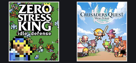 Zero Stress King: Idle Defense + Crusaders Quest : Hero Town